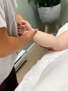 manual lymph drainage technique for the forearm